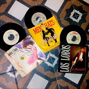2/$15!! 3 Vintage 80’s 45 records